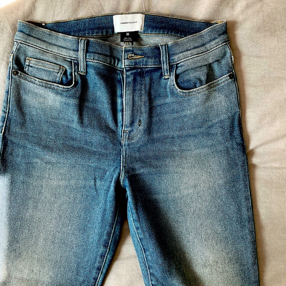 Current Elliott light wash jeans size 30